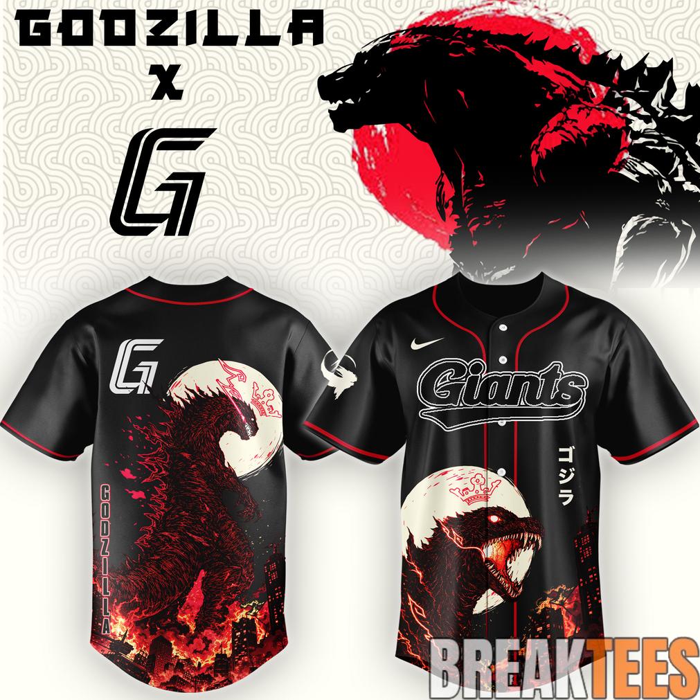 Lotte Giants x Godzilla Minus Zero Baseball Jersey