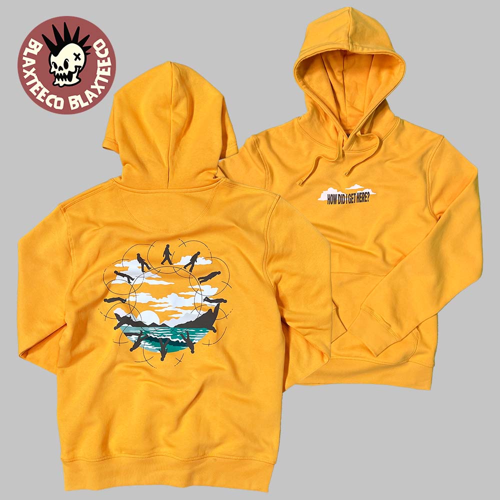 Louis Tomlinson How Did We Get Here Album Merch Yellow Two Sided Hoodie