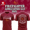 Louisiana-Monroe Warhawks Firefighters NCAA Appreciation 2025-2026 Two Sided Shirt