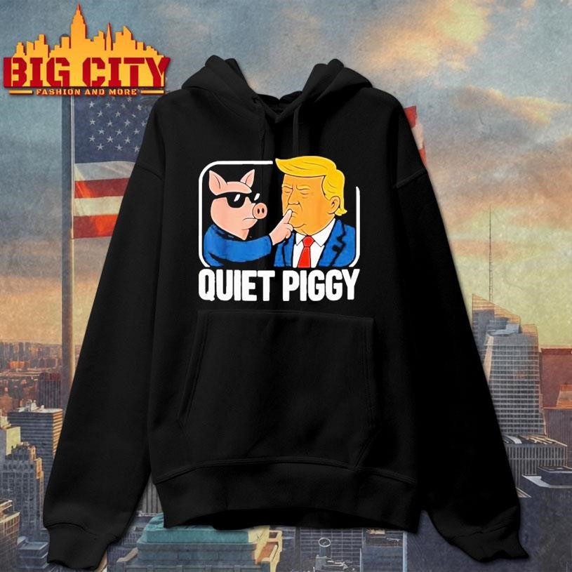 Lucas Sanders Quiet Piggy Donald Trump shirt