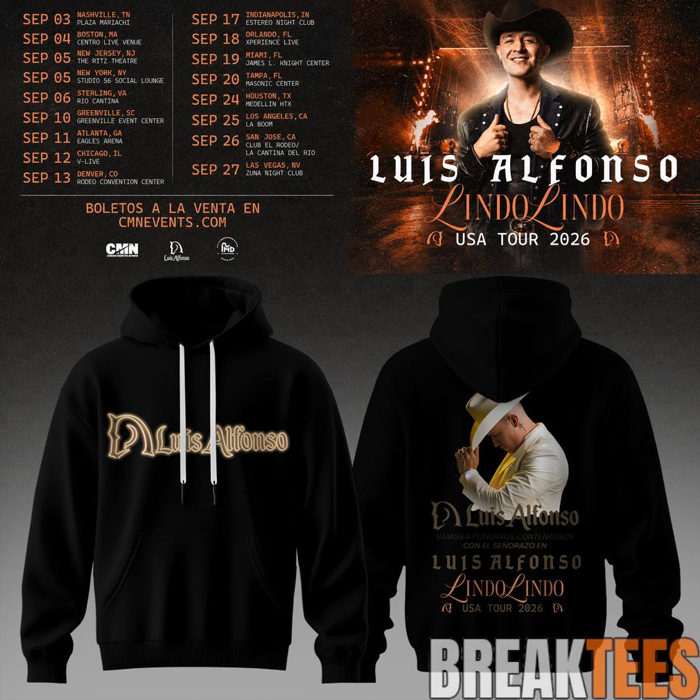 Luis Alfonso Lindo Lindo USA Tour 2026 Special Hoodie