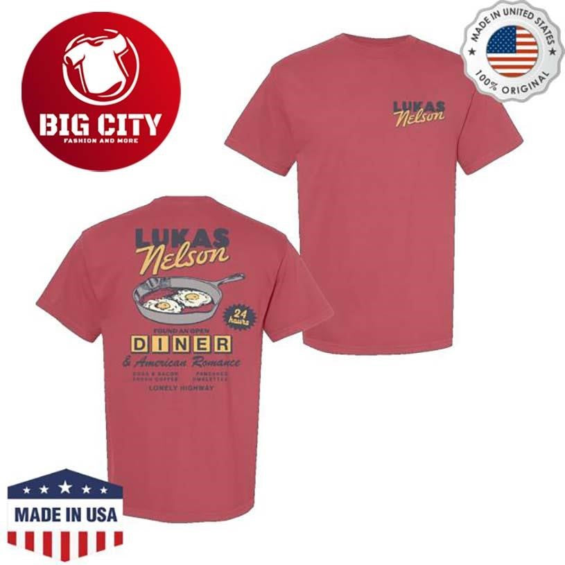 Lukas Nelson Diner Two Sided Shirt