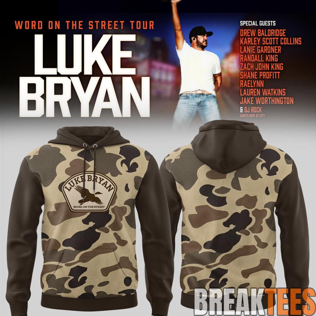 Luke Bryan Word On The Street Tour Limited Edition Hoodie