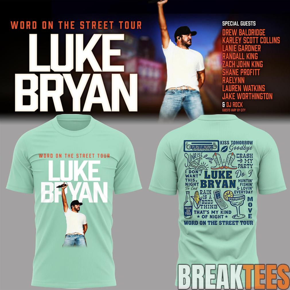 Luke Bryan Word On The Street Tour Special Edition T-Shirt