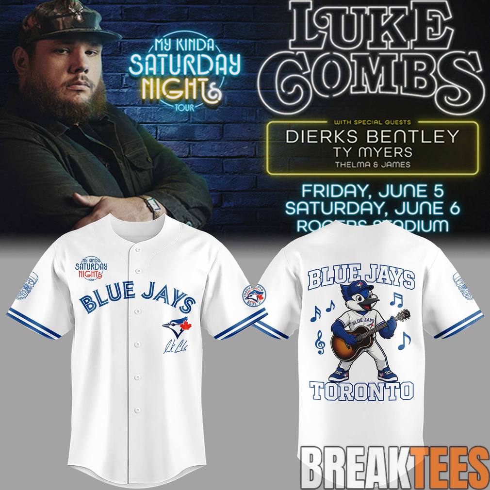 Luke Combs “My Kinda Saturday Night Tour” 2026 x Toronto Blue Jays Jersey