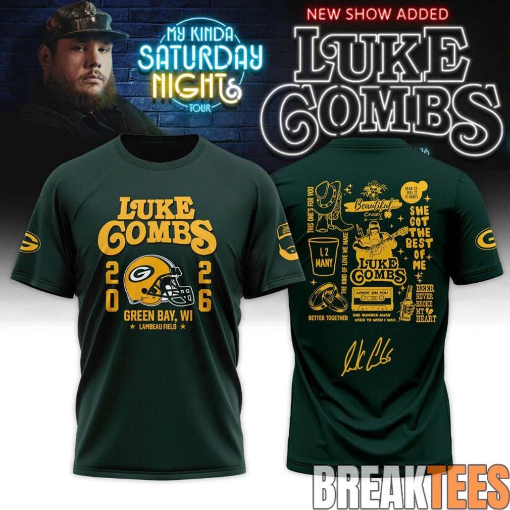 Luke Combs “My Kinda Saturday Night Tour” at Lambeau Field Shirt