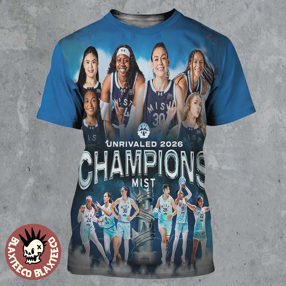 MIST BC Women’s Basketball 2026 Unrivaled Champions All Over Print Shirt