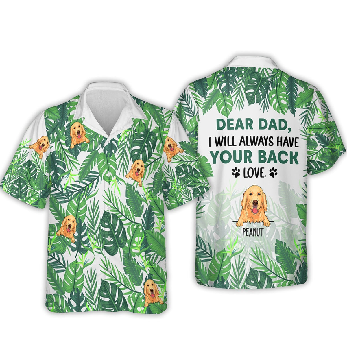 Always Have Your Back - Personalized Custom Hawaiian Shirt