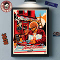 Machine Gun Kelly MGK Lost Americana Tour 2026 Paris France Show Poster At Adidas Arena On February 27 2026 Parisian Cafe Vibe Art Poster Canvas
