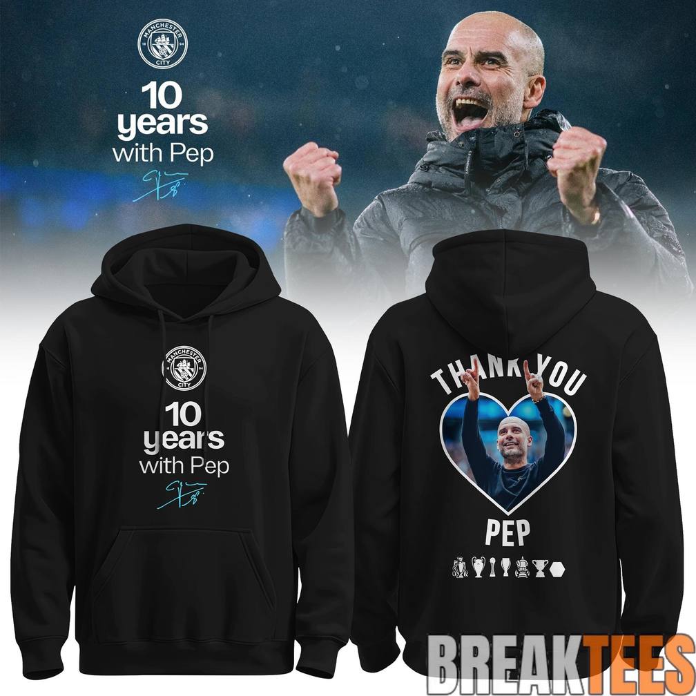 Manchester City Thank you Pep Signature Hoodie