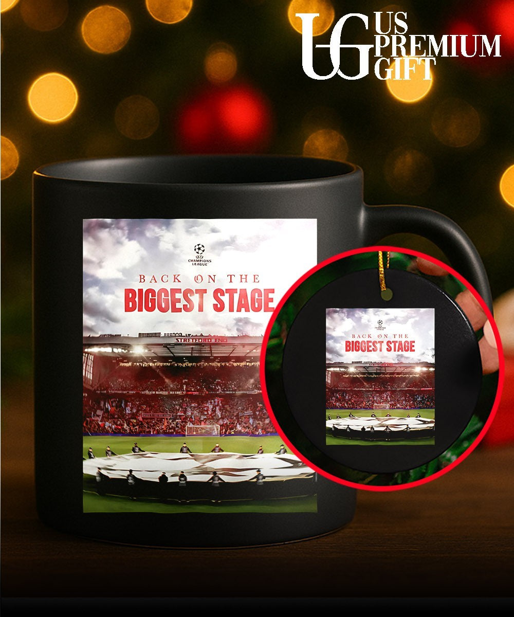 Manchester United Back On The Biggest Stage UEFA Champion League Qualified shirt