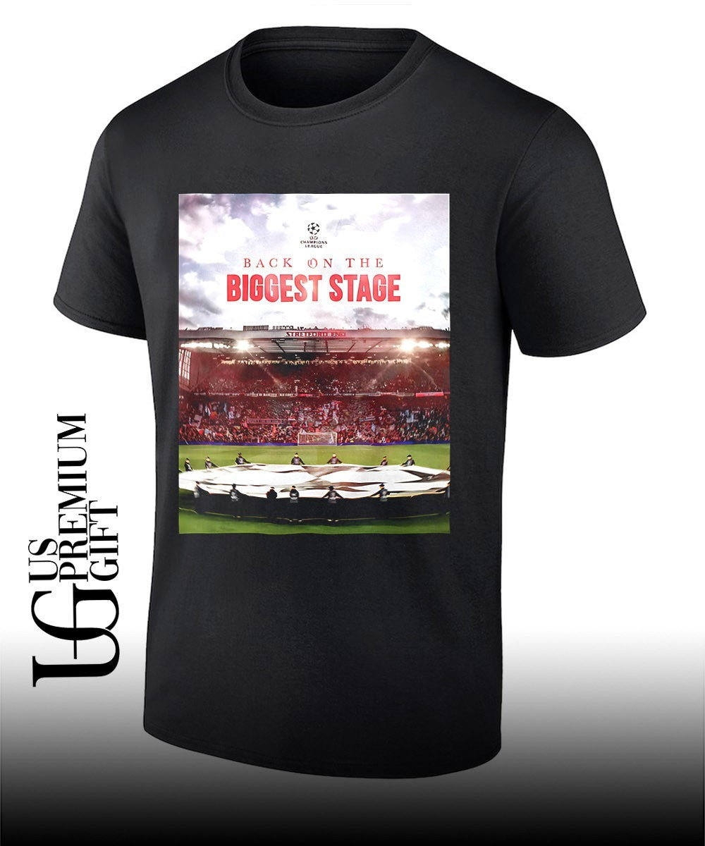 Manchester United Back On The Biggest Stage UEFA Champion League Qualified shirt