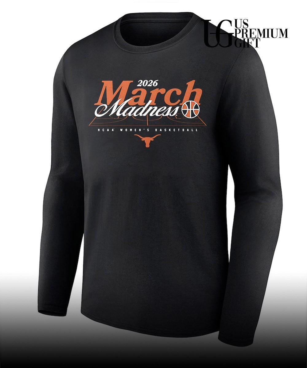 March Madness 2026 Texas Longhorns NCAA Women’s basketball shirt