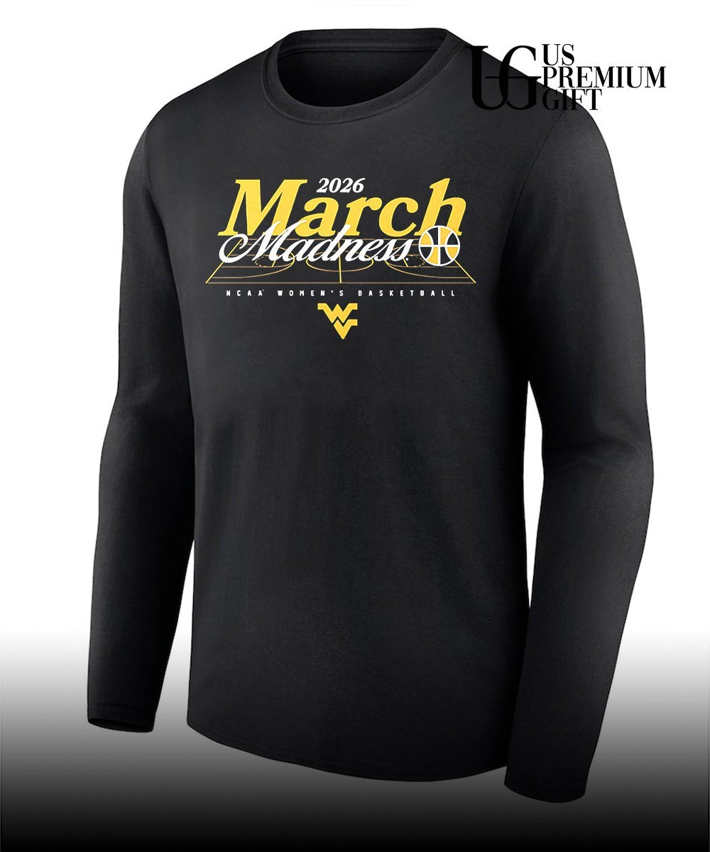March Madness 2026 West Virginia Mountaineers NCAA Women’s basketball shirt