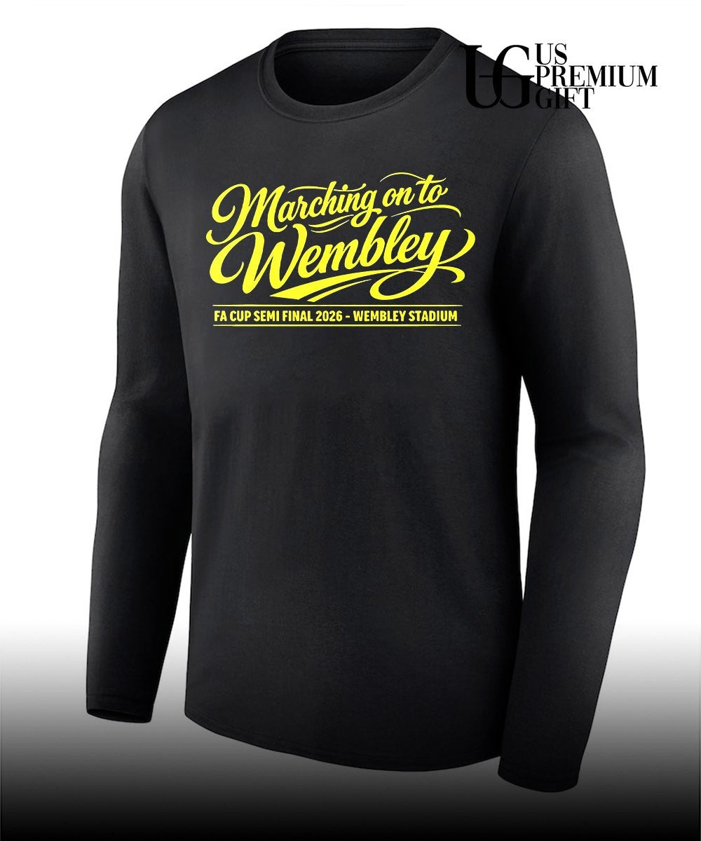 Marching on to wembley FA cup semi final 2026 wembley stadium shirt