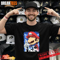 Mario classic blue jumpman video Game vintage Shirt
