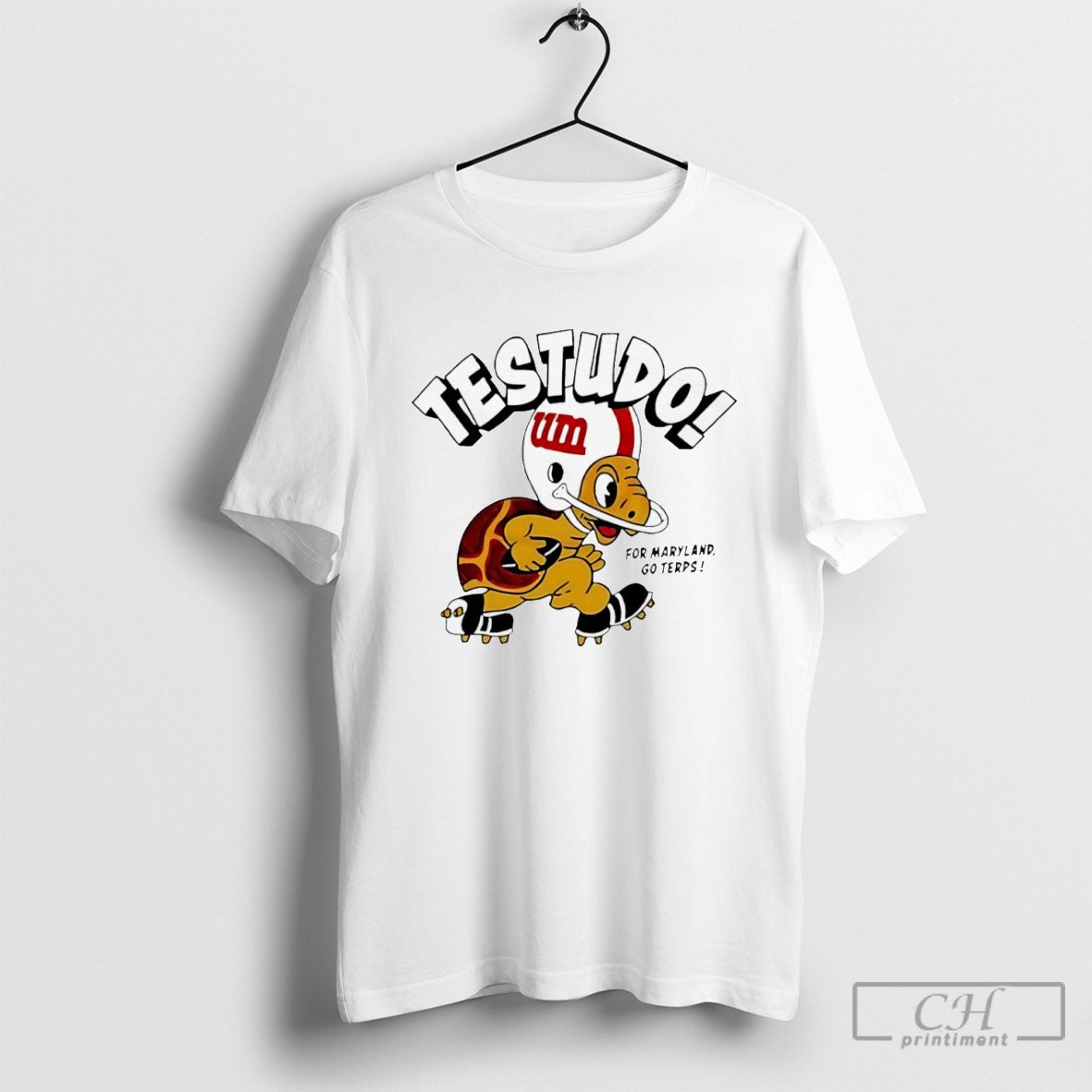 Maryland Testudo For Maryland Go Terps Shirt Tee