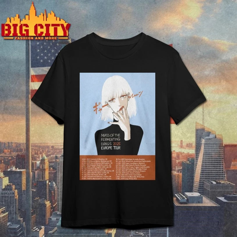 Mass Of The Fermenting Dregs 2025 Europe Tour Poster shirt