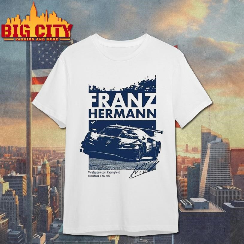 Max Verstappen Franz Hermann Racing Test Deutschland 9 Mai 2025 F1 Shirt