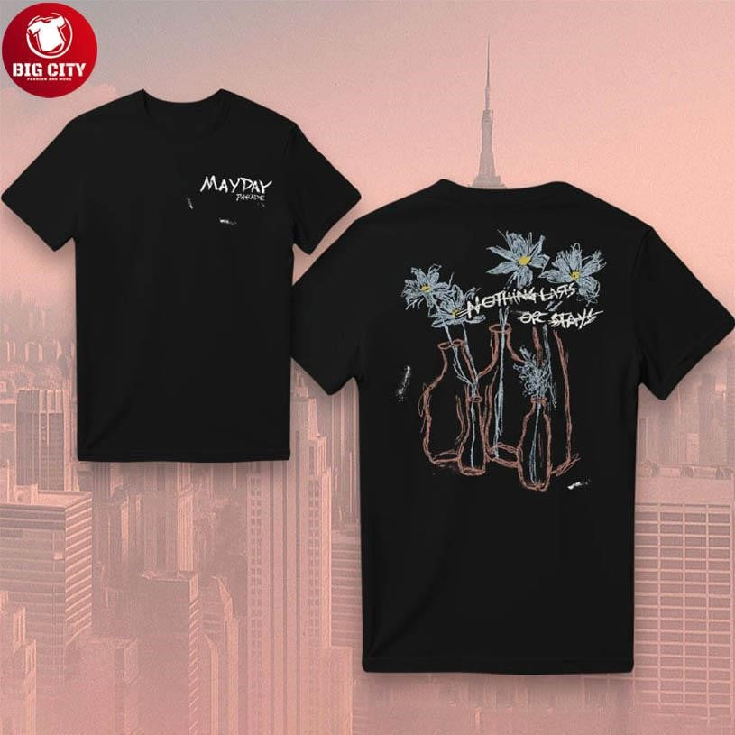Mayday Parade Vase Holiday 2025 Two Sided Shirt