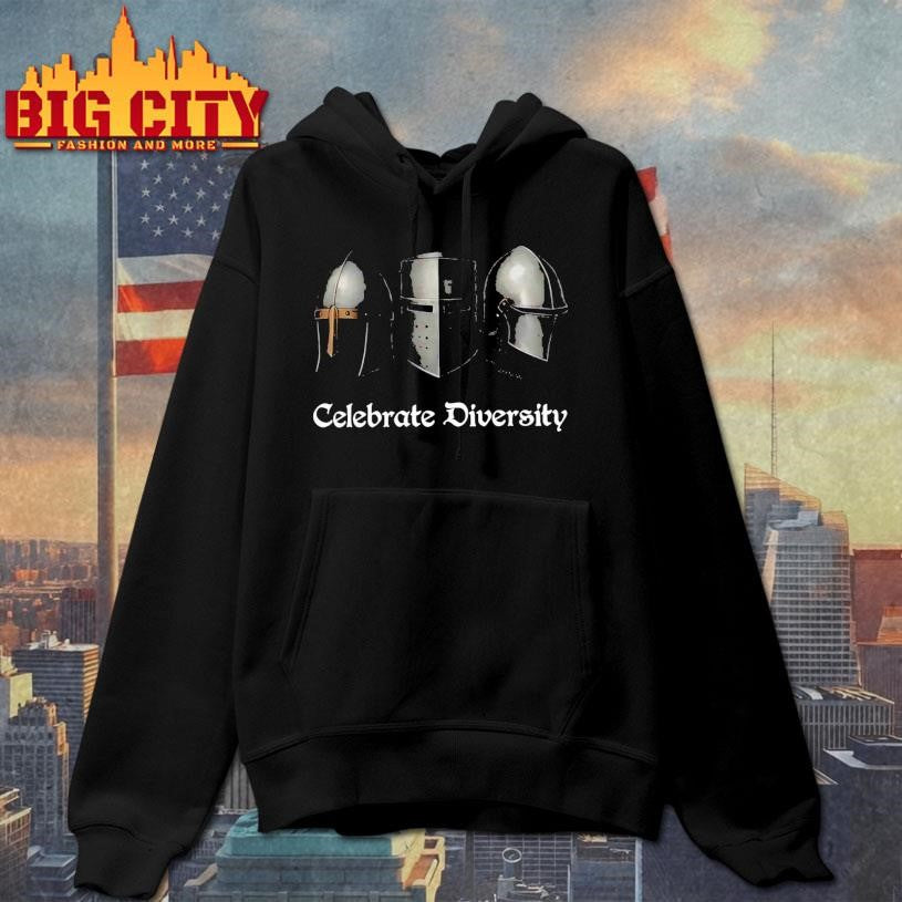 Medieval Helmets Celebrate Diversity Shirt
