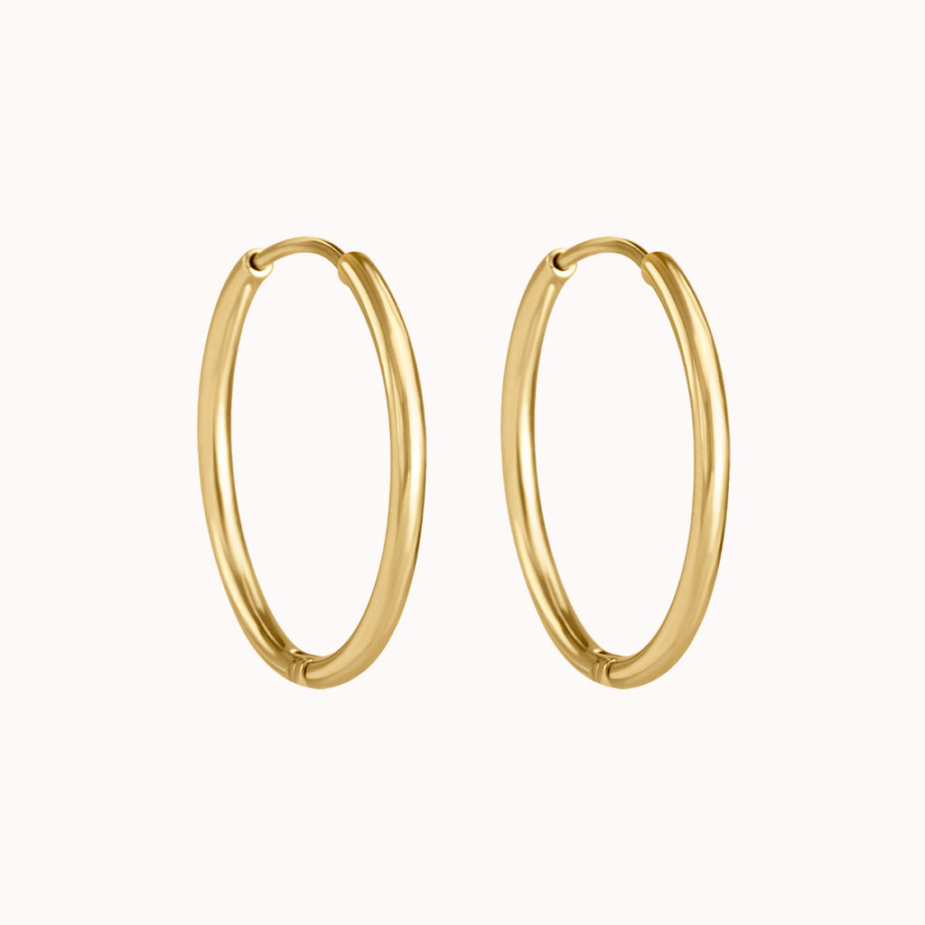 Medium Classic Clicker Hoop Earrings