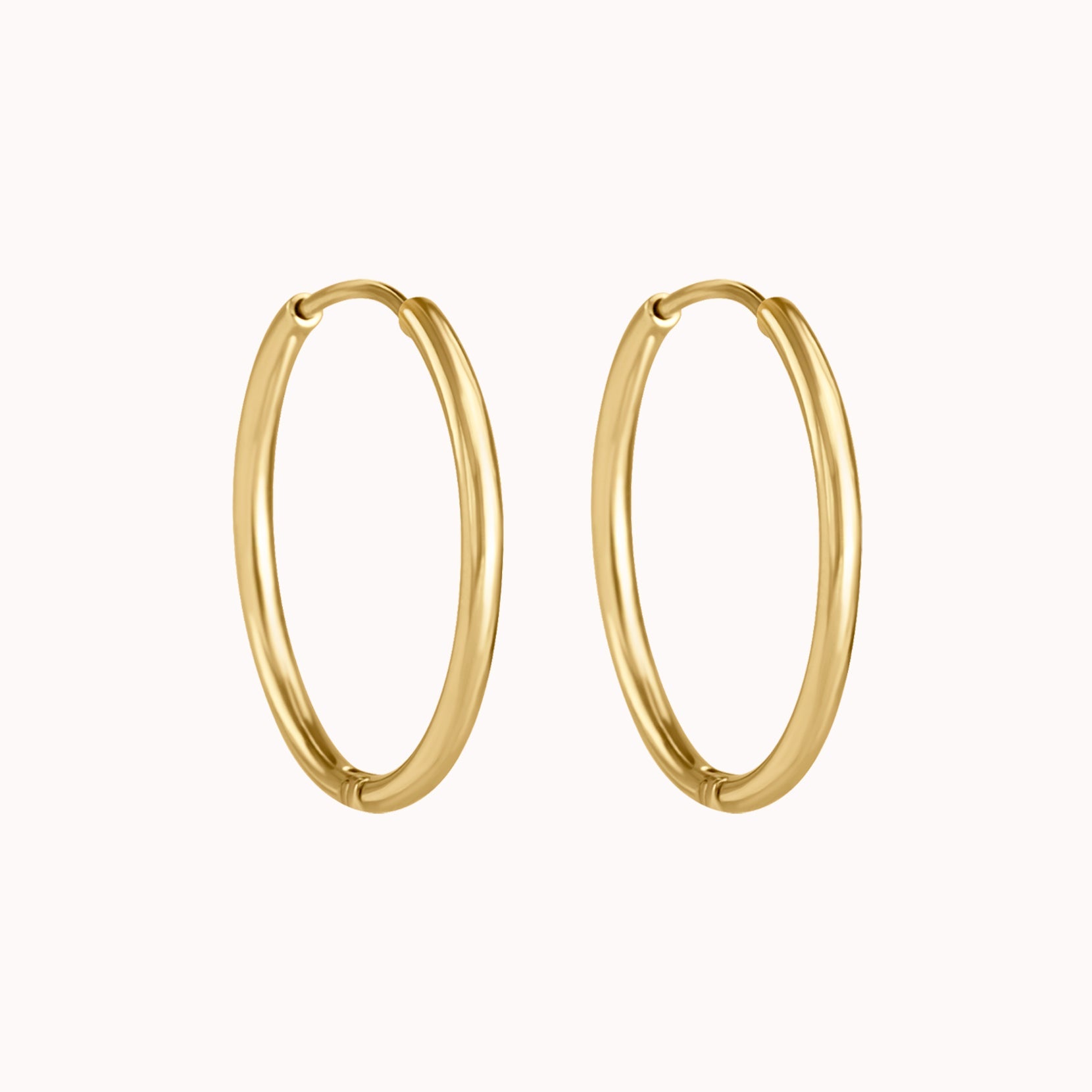 Medium Classic Clicker Hoop Earrings