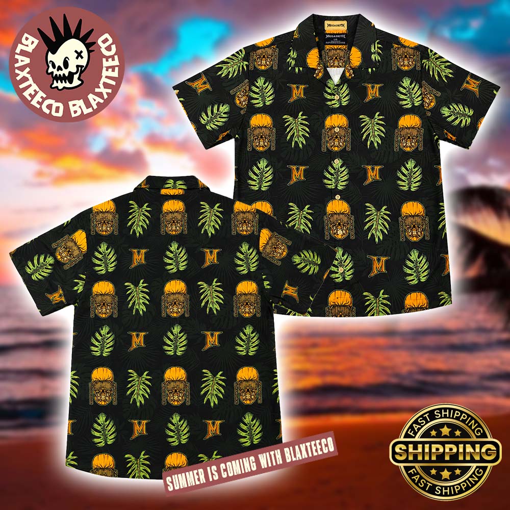Megadeth Tiki Vic Hawaiian Shirt 2026 Gift For Fans