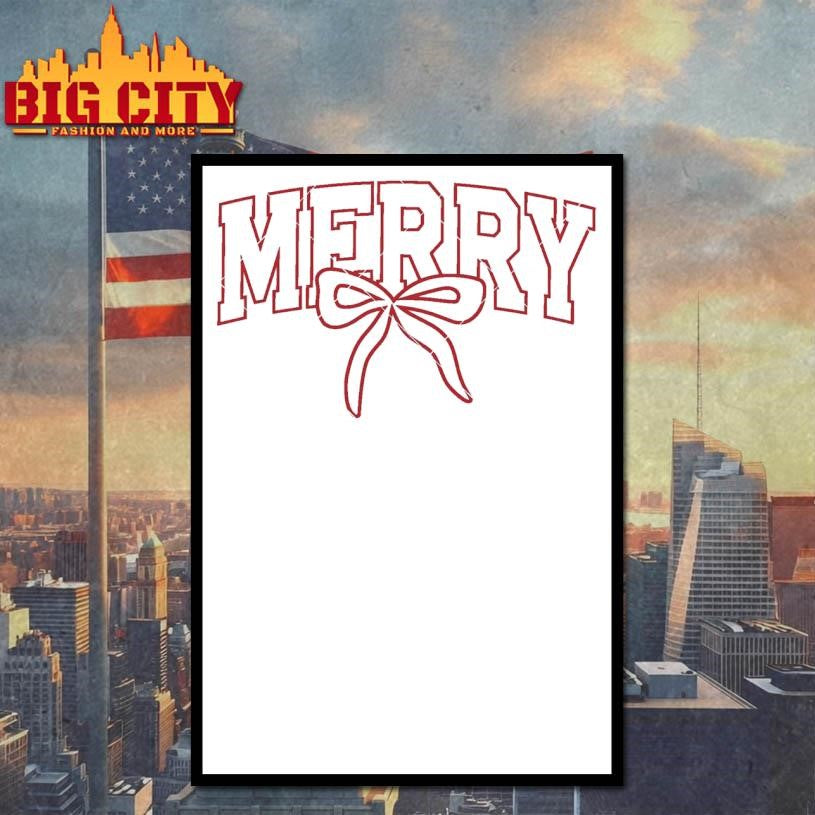 Merry Christmas Bow Shirt