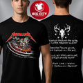 Metallica 1 Night World Tour Merry Metal Christmas Two Sided Shirt