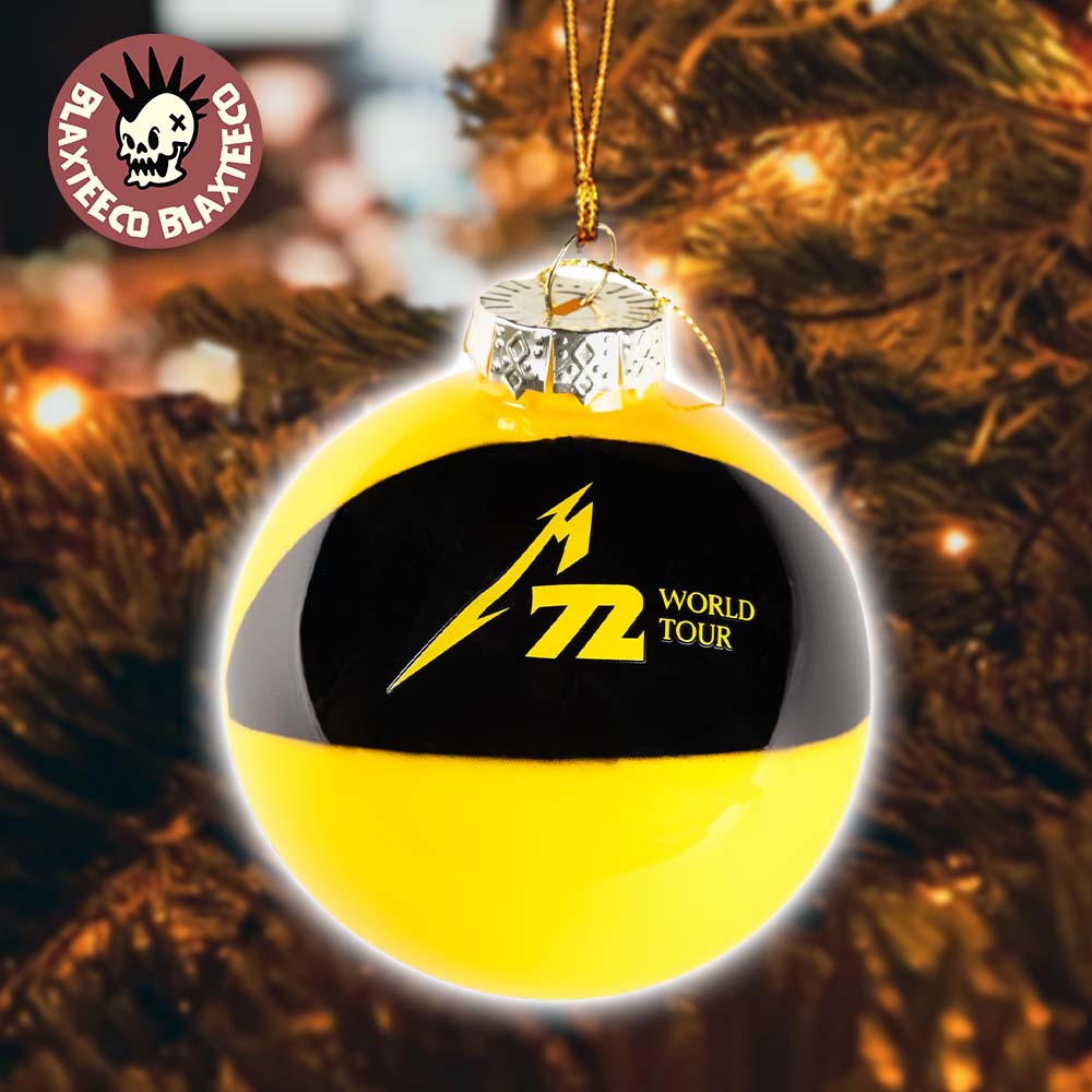 Metallica M72 Beach Ball Holiday Ornament Christmas Tree Decorations 2025