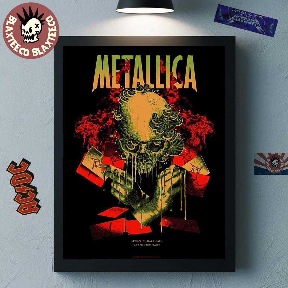 Metallica OverLoad Collection Carpe Diem Baby 2026 Home Decor Poster Canvas