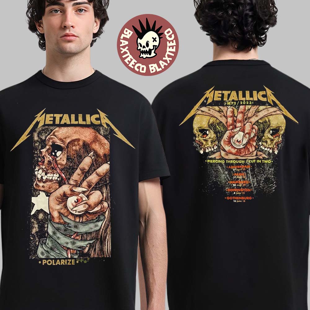Metallica Polarize M72 Europe Tour 2023 Two Sides Unisex T-Shirt