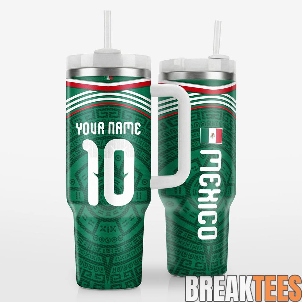 Mexico Jersey Design WC26 Custom Tumbler
