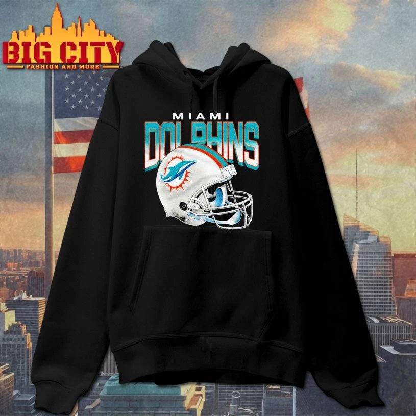 Miami Dolphins Gradient Helmet Shirt