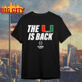 Miami Football 2025 CFP The U Is Back Playoff 2025-26 Shirt
