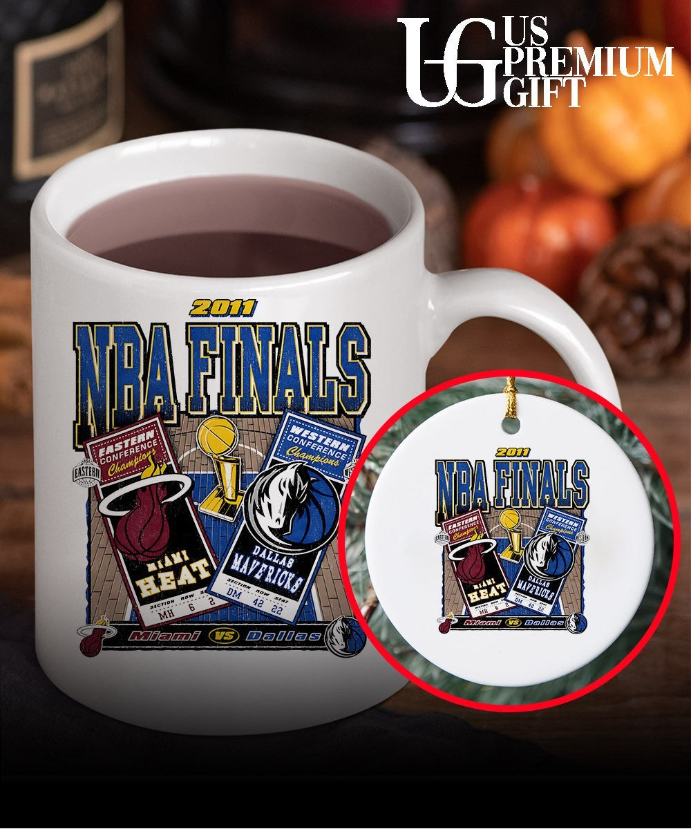 Miami Heat vs Dallas Mavericks NBA Finals dueling 2011 vintage shirt