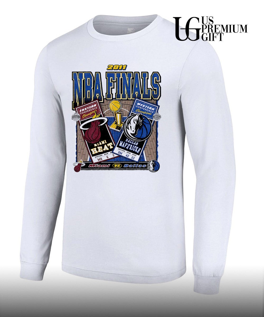 Miami Heat vs Dallas Mavericks NBA Finals dueling 2011 vintage shirt