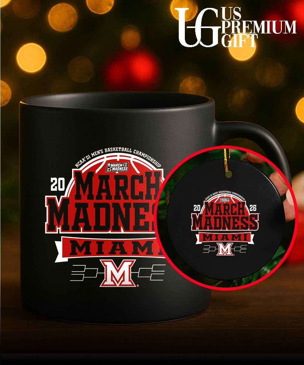 Miami RedHawks 2026 NCAA Men’s Basketball March Madness Bound shirt