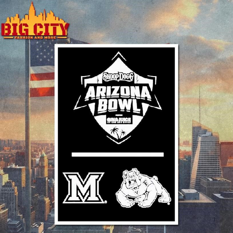 Miami Redhawks Vs Fresno State Bulldogs Football Snoop Dogg Arizona Bowl Shirt