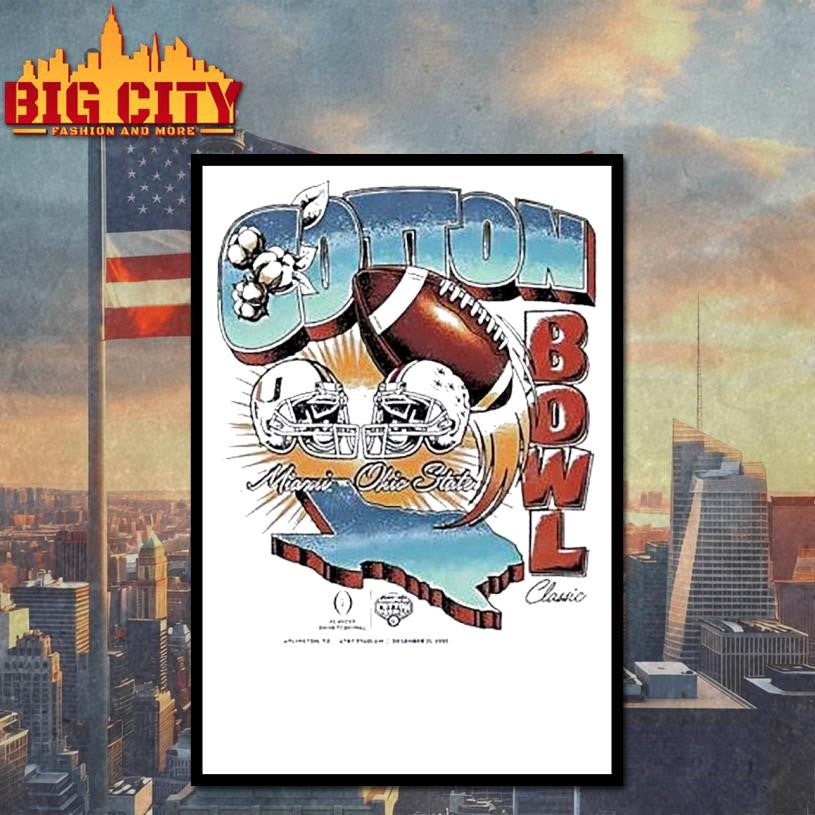 Miami Vs Ohio State 2025 Cotton Bowl Classic Matchup Vintage Shirt