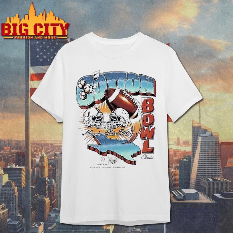 Miami Vs Ohio State 2025 Cotton Bowl Classic Matchup Vintage Shirt