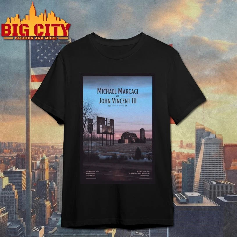 Michael Marcagi And John Vincent Cleveland OH 12-19 12-20-2025 Poster shirt