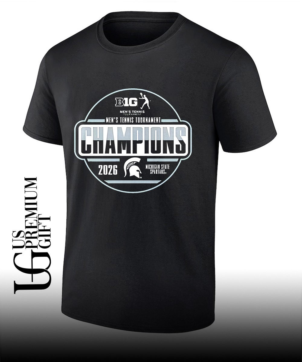 Michigan State Spartans 2026 Big Ten Men’s Tennis Tournament Champions Locker Room shirt
