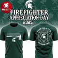 Michigan State Spartans NCAA Firefighter Day Of Appreciation 2025 Two Sided Shirt