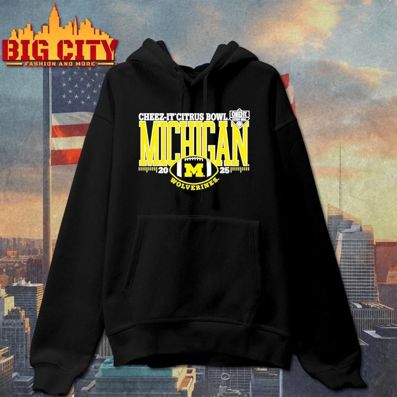 Michigan Wolverines 2025 Cheez-It Citrus Bowl Shirt
