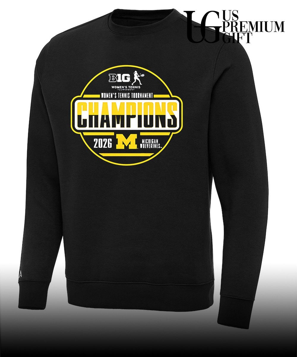 Michigan Wolverines 2026 Big Ten Women’s Tennis Tournament Champions Locker Room shirt