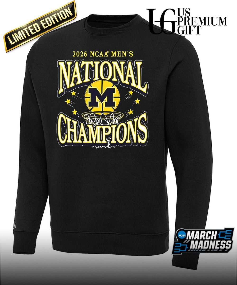 Michigan Wolverines 2026 NCAA Men’s Basketball National Champions Conquering heroes shirt