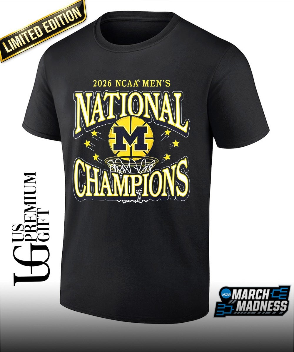 Michigan Wolverines 2026 NCAA Men’s Basketball National Champions Conquering heroes shirt