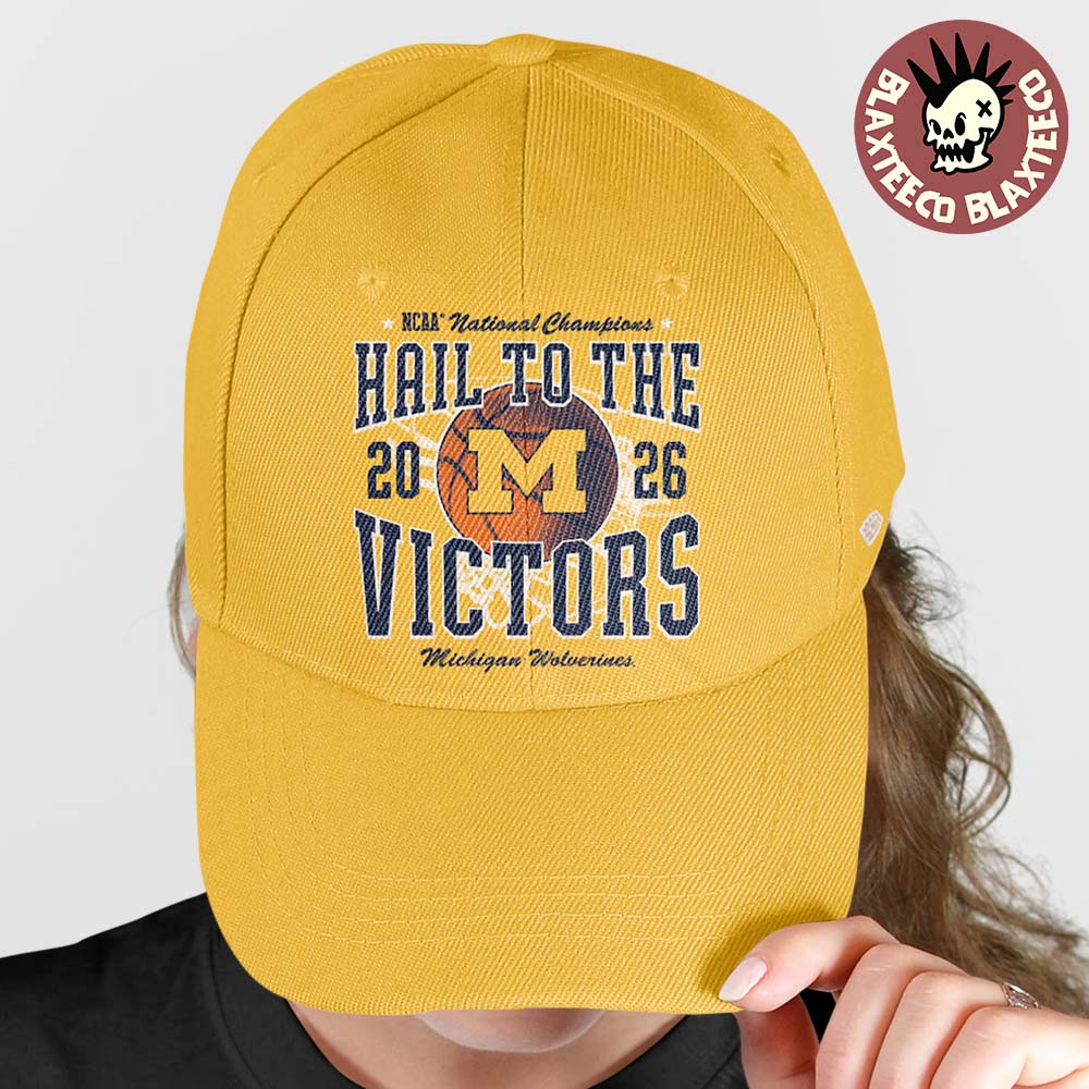 Michigan Wolverines 2026 NCAA Men’s Basketball National Champions Homefield Hail To The Victors Gold Hat